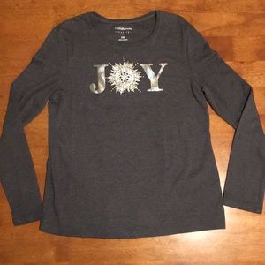 Croft & Barrow Motif Long Sleeve Shirt